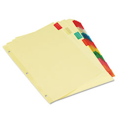 Universal Tab Index, 8-Tab, 11 x 8.5, Buff, 6 Sets