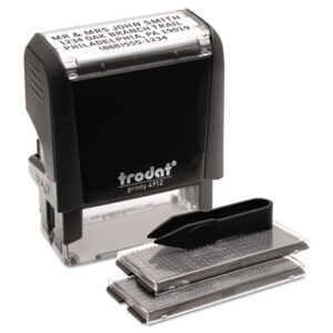 recycled custom micropore stamp preinked 3 4 x 1 3 4