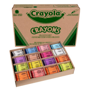 crayola crayons classpack, 16 colors (50 each), 800 ct