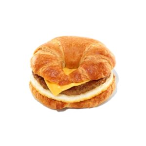 sausage, egg and cheese croissant